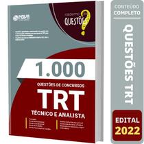 Livro Questões Gabaritadas Trt - Técnico E Analista