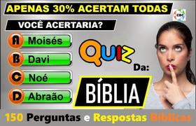 Livro - Quiz da Bíblia - 150 Perguntas e Respostas Bíblicas