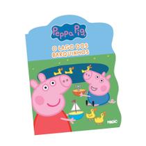 Livro Recortados - Peppa Pig - O Lago dos Barquinhos