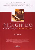 Livro - Redigindo A Sentença Trabalhista