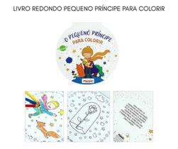Livro Redondo Pequeno Príncipe para Colorir com 24 páginas Infantil