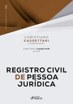 Livro - Registro Civil de Pessoas Jurídicas - 2ª Ed - 2025 Livro - Registro Civil de Pessoas Jurídicas - 2ª Ed - 2025