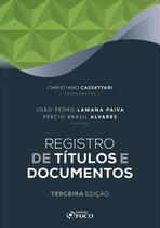 Livro - REGISTRO DE TÍTULOS E DOCUMENTOS - 3ª ED - 2020 Livro - REGISTRO DE TÍTULOS E DOCUMENTOS - 3ª ED - 2020