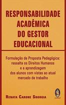 Livro - Responsabilidade acadêmica do gestor educacional