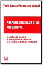 Livro - Responsabilidade civil preventiva - 1 ed./2014