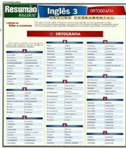 Livro - Resumao - Ingles 3 Ortografia - Res - Resumao