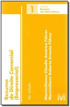 Livro - Resumo (01) direito comercial - 46 ed./2017