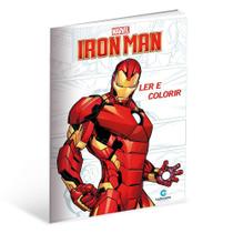 Livro Revista Ler e Colorir Marvel - Homem de Ferro - CULTURAMA