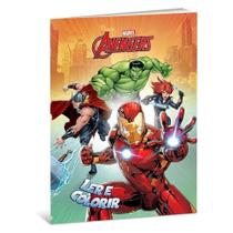 Livro Revista Ler E Colorir - Vingadores (avengers) Marvel Herois - Culturama