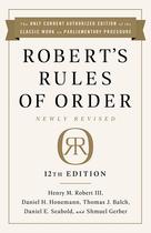 Livro Robert's Rules of Order 12ª Edição - PublicAffairs Livro Robert's Rules of Order 12ª Edição - PublicAffairs