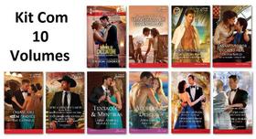 Livro Romance Harlequin Kit com 10 Unidades Sem Repetição Livro Romance Harlequin Kit com 10 Unidades Sem Repetição