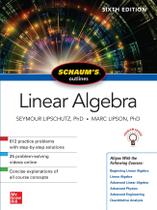 Livro Schaum's Outline of Linear Algebra 6ª Edição