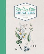 Livro Schiffer Publishing Retro Cross Stitch: 500 padrões