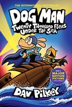 Livro Scholastic Dog Man Twenty Thousand Fleas Under Sea