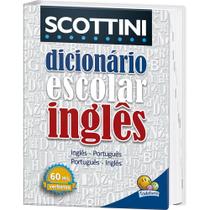 Livro - Scottini - Dicionário Inglês: 60 mil verbetes (Capa PVC)