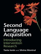 Livro - Second Language Acquisition - Introducing Intervention Research