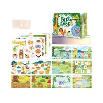 Livro Sensorial Montessori Para Bebês, Brinquedo Educativo Silencioso Para Crianças De 1 a 3 Anos,