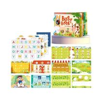 Livro Sensorial Montessori Para Bebês, Brinquedo Educativo Silencioso Para Crianças De 1 a 3 Anos,