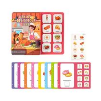 Livro Sensorial Montessori Para Bebês, Brinquedo Educativo Silencioso Para Crianças, Jogo De