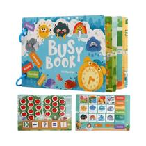 Livro Sensorial Montessori Para Bebês: Brinquedo Educativo Silencioso Para Crianças, Jogo De