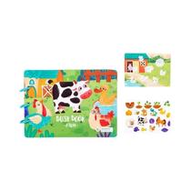 Livro Sensorial Montessori Para Bebês: Jogo De Adesivos Silencioso Para Aprendizagem Precoce