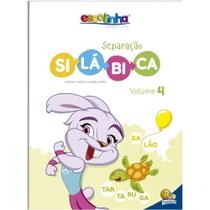 Livro Separação Silábica - Vol. 4 Aprendizado e Alfabetização Infantil - Combinações Divertidas