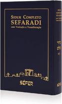 Livro Sidur Completo Sefaradi Com Tradução E Transliteração