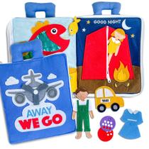 Livro silencioso Curious Columbus Away We Go for Toddlers Livro silencioso Curious Columbus Away We Go for Toddlers
