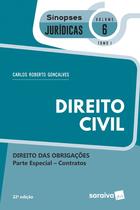 Livro - Sinopses - Direito Civil - Direito Das Obrigações - Vol. 6 - Tomo I - 22ª Edição 2020
