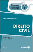 Livro - Sinopses jurídicas: Direito civil: Parte geral - 25ª edição de 2019