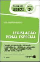Livro - Sinopses jurídicas: Legislação penal especial : Tomo I - 15ª edição de 2019 Livro - Sinopses jurídicas: Legislação penal especial : Tomo I - 15ª edição de 2019