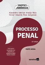 Livro - Sinopses Jurídicas-Processo Penal - Parte Geral - 25ª Edição 2024