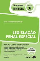 Livro - Sinopses - Legislação Penal Especial - Crimes do Eca - Vol. 24 - Tomo Ii - 6ª Edição 2020