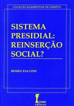 Livro Sistema Presidial - Reinserção Social - Ícone