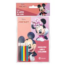 Livro - Solapa Pop Minilivro Ler e Colorir com Lápis - Mickey