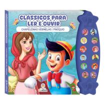 Livro Sonoro Infantil Clássicos Para Ler E Ouvir Blu Editora
