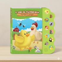 Livro Sonoro Infantil O Som Da Fazendinha Pintinho E Amigos Blu Editora