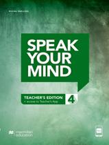 Livro - Speak Your Mind 4 TeacherS Edition With-App Livro - Speak Your Mind 4 TeacherS Edition With-App