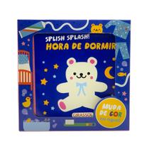 Livro - Splish Splash! Hora de Dormir - Livro de banho que muda de cor na água!