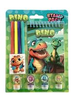 Livro - Stamp Pack - Dinossauros