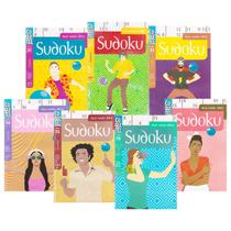 Livro Sudoku Passatempos Coquetel Papel Branco - 7 Volumes
