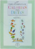 Livro - Tabela de bolso completa de calorias para dietas incluindo frutas, legumes e pratos brasileiros