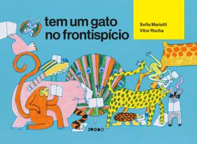 Livro - Tem um gato no frontispício