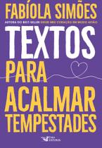 Livro - Textos para acalmar tempestades