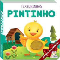 Livro Texturinhas: Pintinho e amigos Blu Crianças Filhos Infantil Desenho História Brincar Pintar - Atividade Educativo Amigo