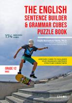 Livro - The English Sentence Builder & Grammar Cubes Puzzle Book