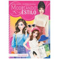 Livro - Top Fashion - Colorindo com Estilo: Modelando Estilo