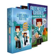 Livro - Trilogia Authenticgames com pôster autografado