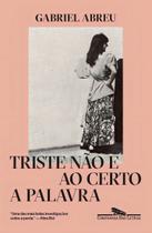 Livro Triste Não é Ao Certo a Palavra Gabriel Abreu