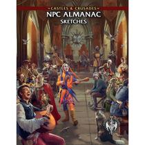 Livro Troll Lord NPC Almanac Sketches Castles & Crusades Livro Troll Lord NPC Almanac Sketches Castles & Crusades